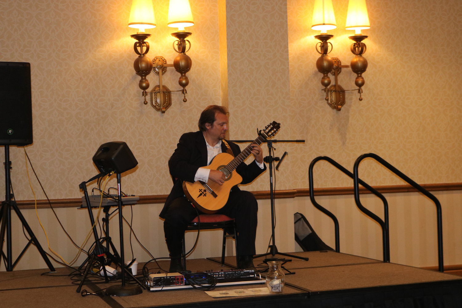 Guests were serenaded with music during the brunch.